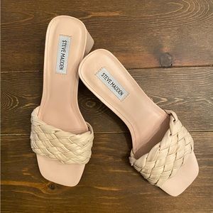 Steve Madden Palas- slip on braided heels